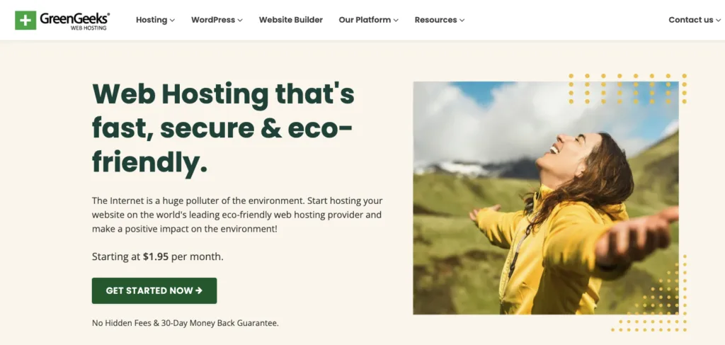 GreenGeeks WordPress Hosting