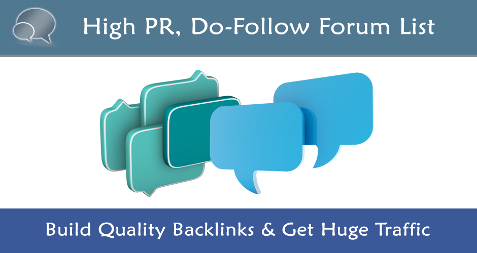List of High PR DoFollow Forums to Increase Backlinks Featured Image