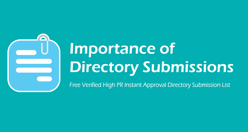 Directory Submissions Are Important for SEO