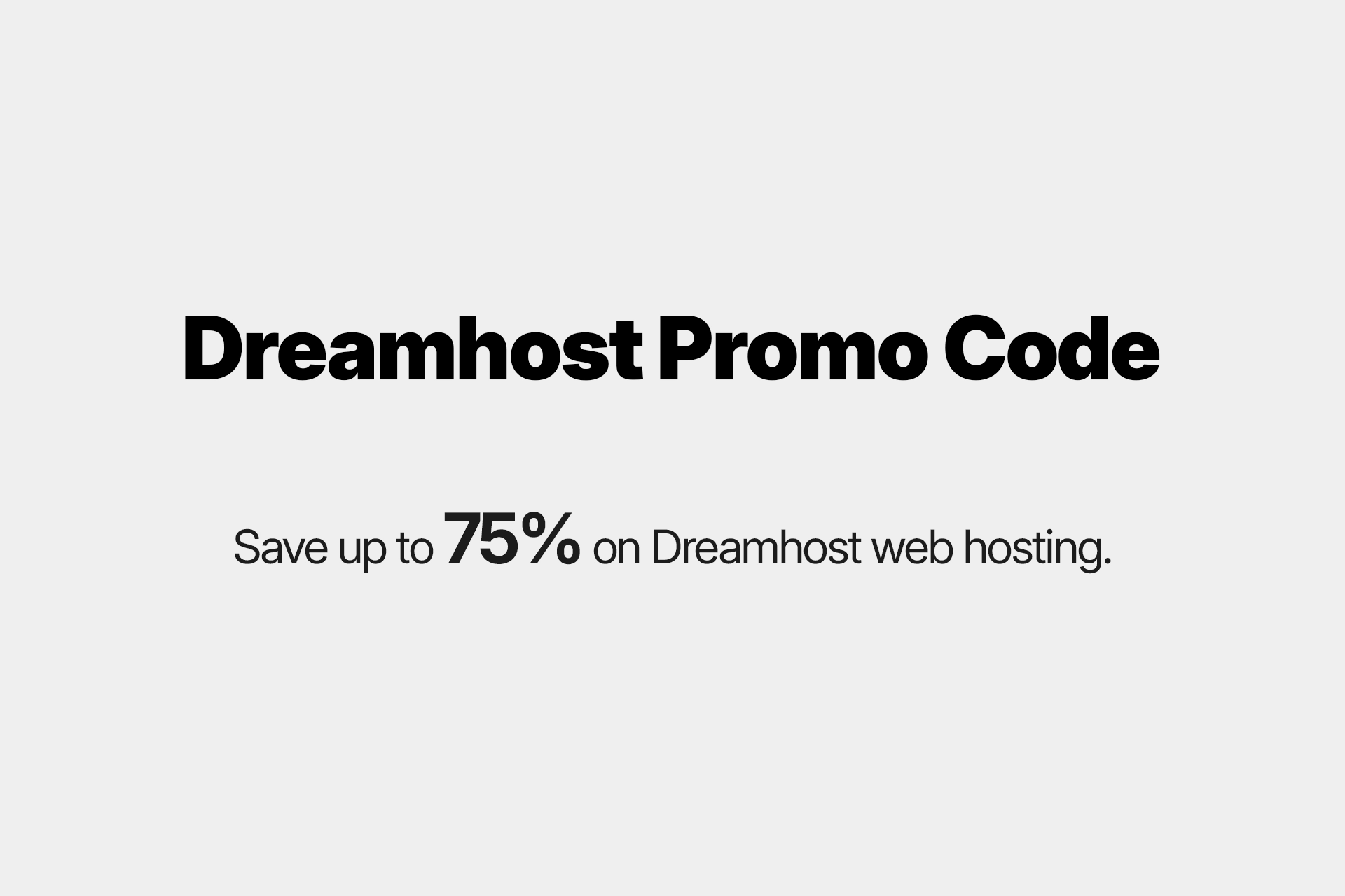 DreamHost Coupons & Promo Codes (2026)
