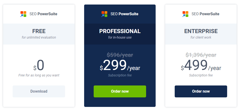 SEO PowerSuite Licenses