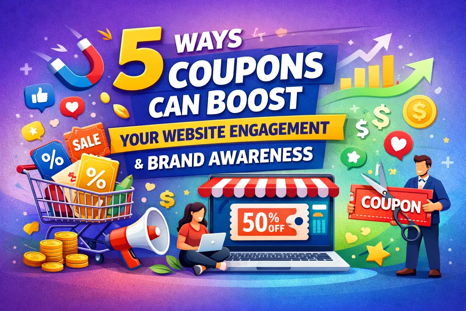 5 Ways Coupons Can Boost Your Website Engagement and Brand Awareness