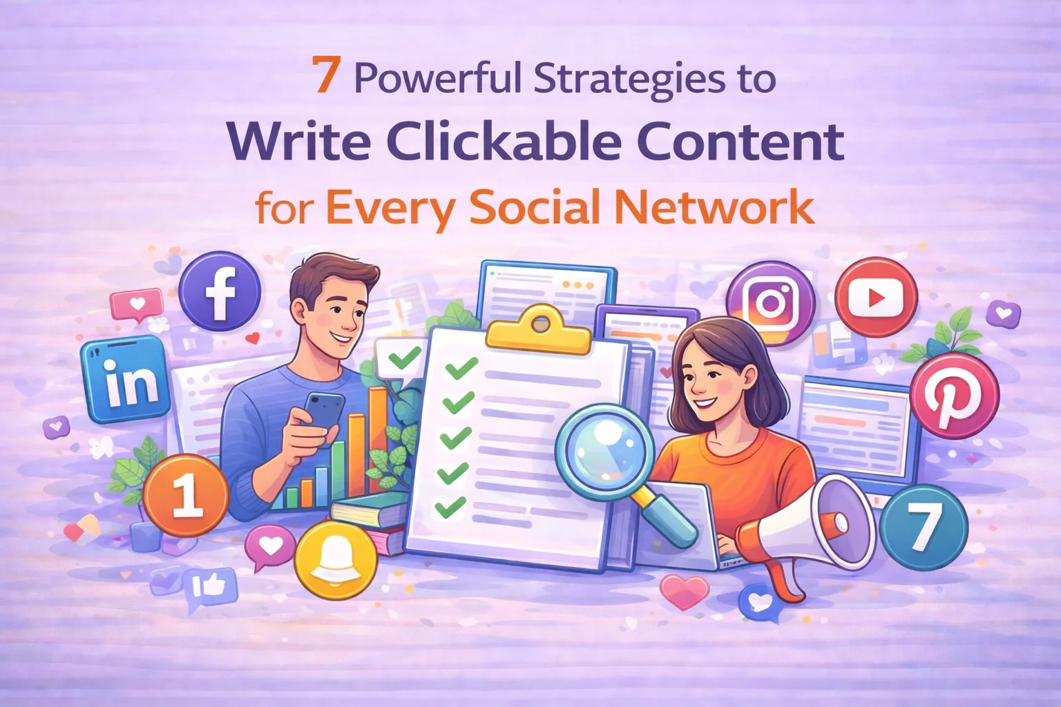 7 Powerful Strategies to Write Clickable Content for Every Social Network