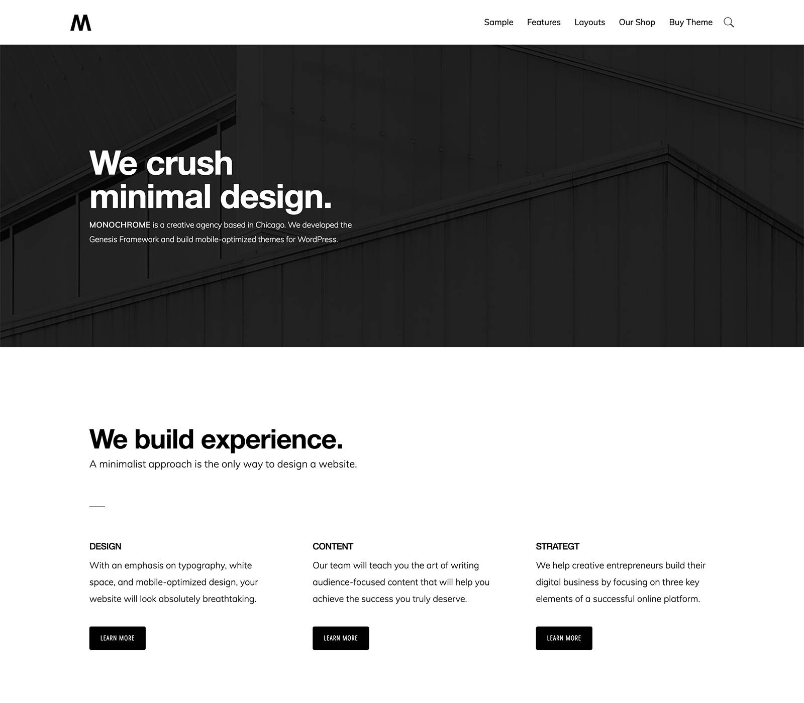 Monochrome Pro Theme Top 10 Best Genesis Child Themes For WordPress Blogs