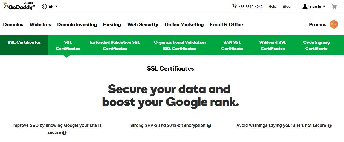godaddy ssl