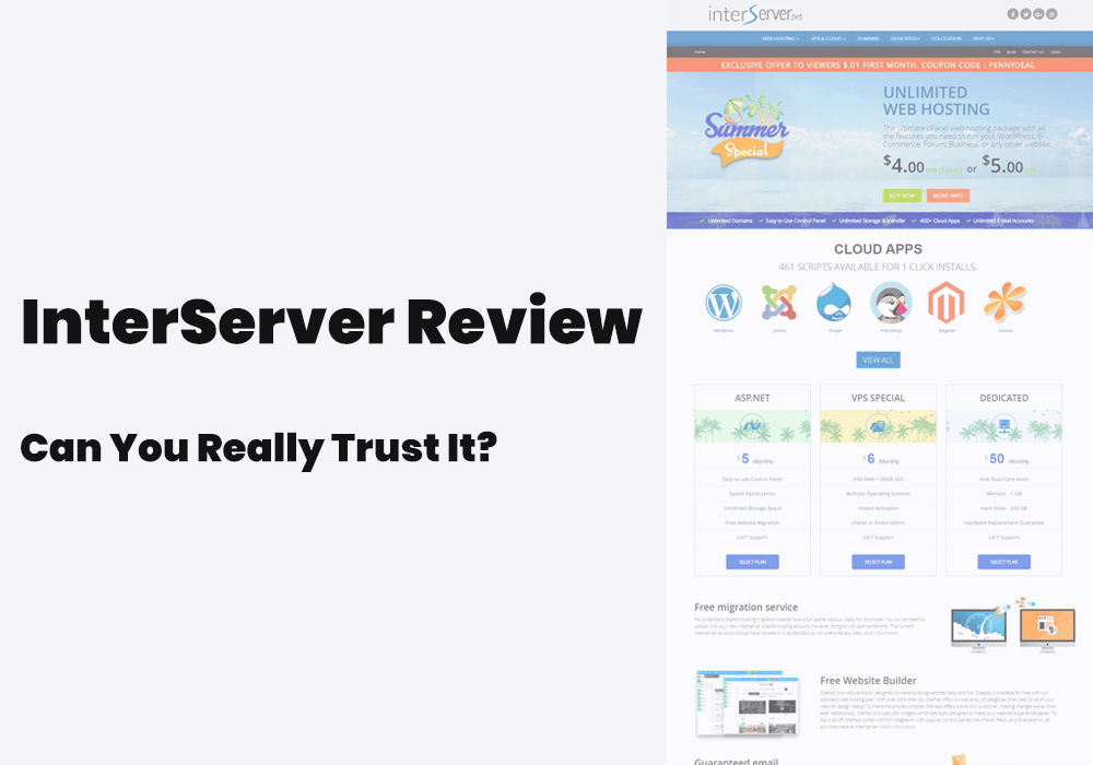 Interserver Review A Variety Of Options But The Host Right For Images, Photos, Reviews