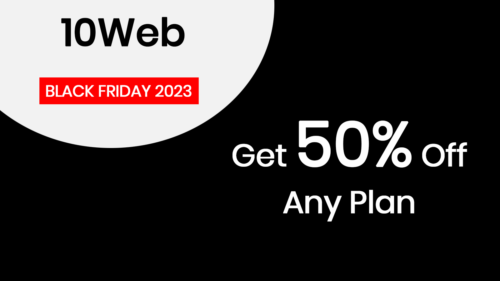 10Web Black Friday Deal 2023 Image