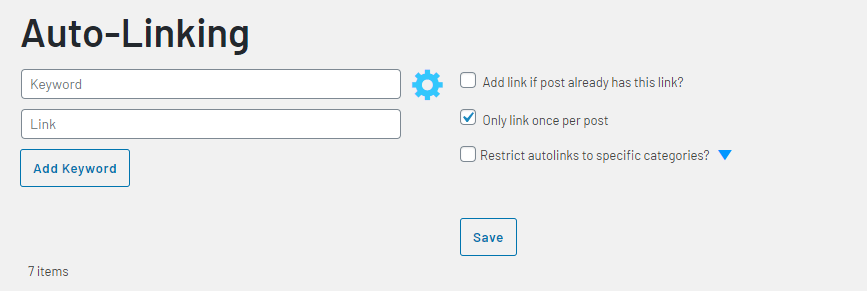 Link Whisper Auto Linking