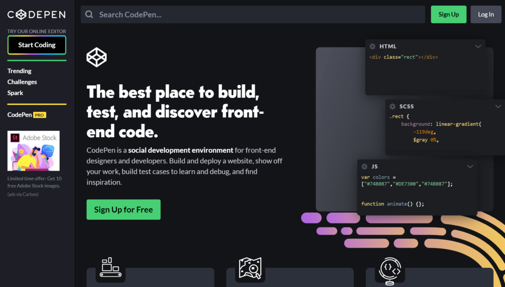 CodePen site