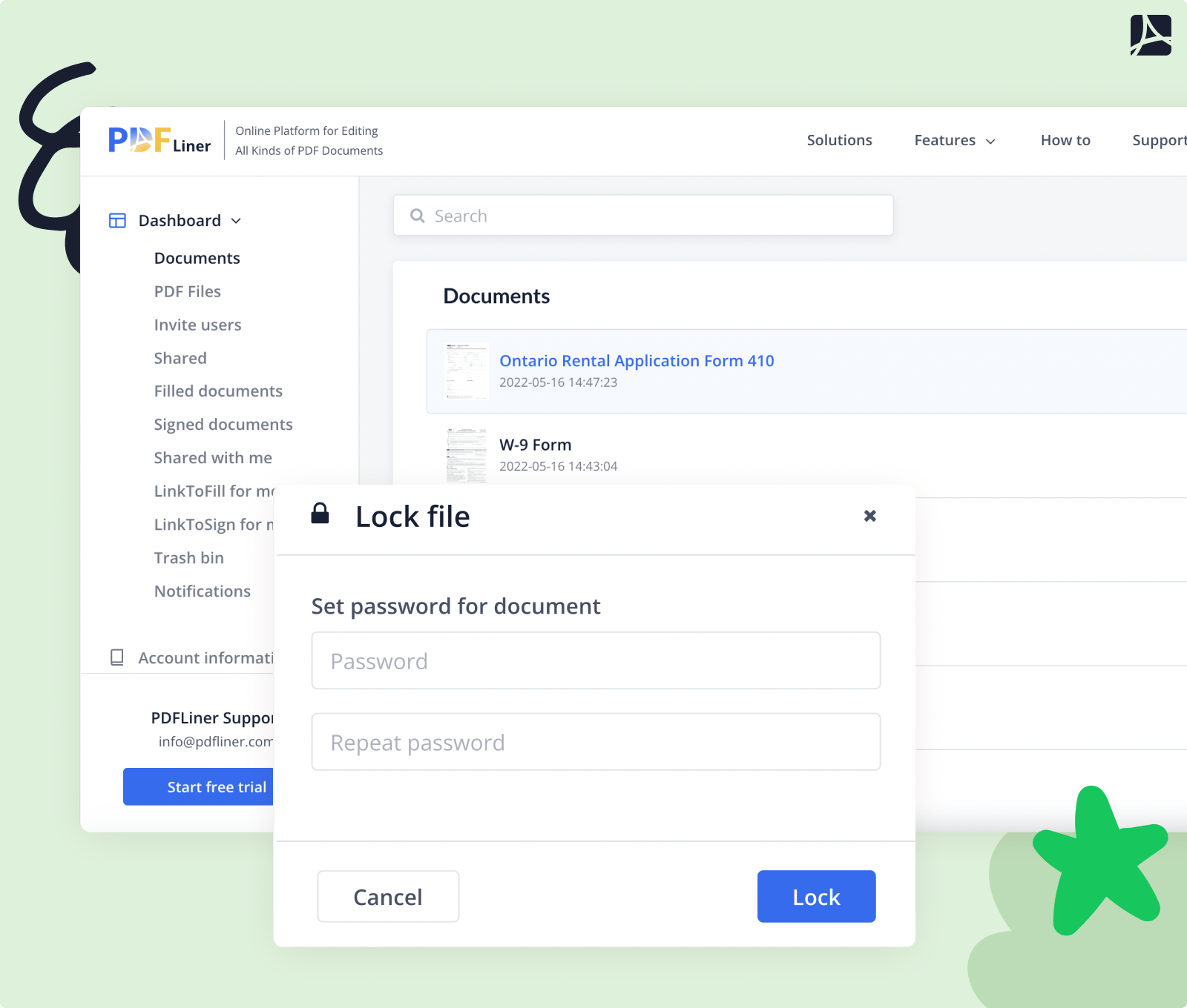 9. Password Protect PDFs