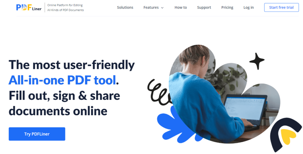 PDFLiner - The most user-friendly All-in-one tool to edit pdfs