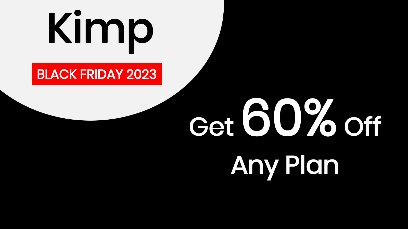 Kimp Black Friday Deal 2023 Image