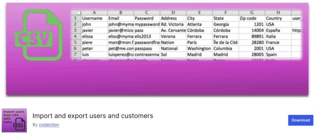 06. Import and Export Users and Customers
