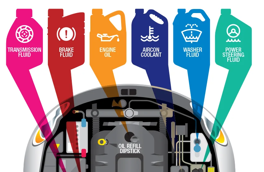 Every beginner car maintenance guide should emphasize checking the following fluids