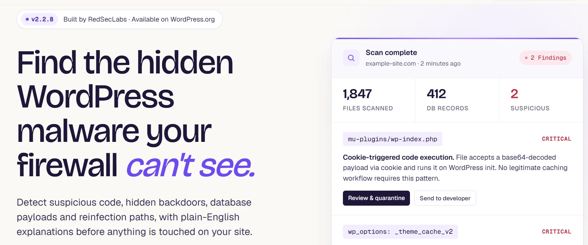 Guardian Gaze WordPress Security Plugin Review